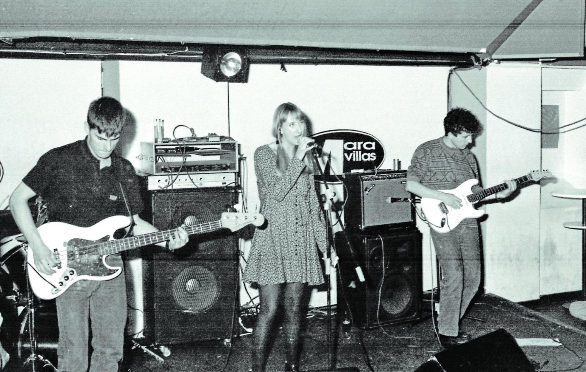 El grupo Alias Galor, en una fotografía de Nathalie Paco nunca antes publicada, pues no forma parte del libro.