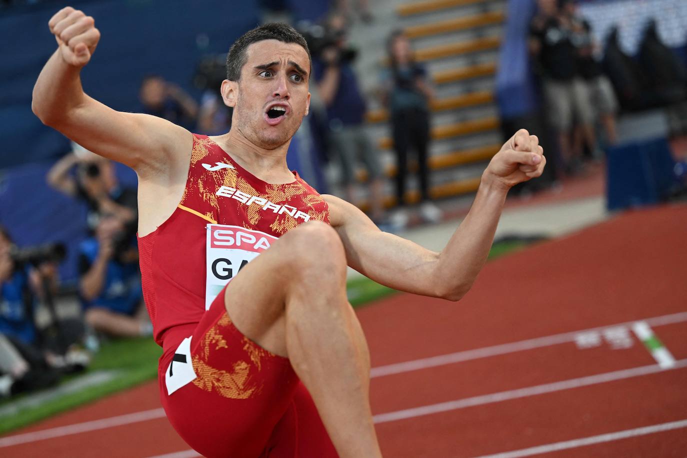 Fotos: El primer puesto de Mariano García en la final de los 800 metros del Europeo, en imágenes