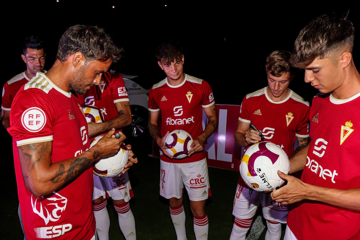 Fotos: Presentación de los fichajes del Real Murcia en el estadio Enrique Roca