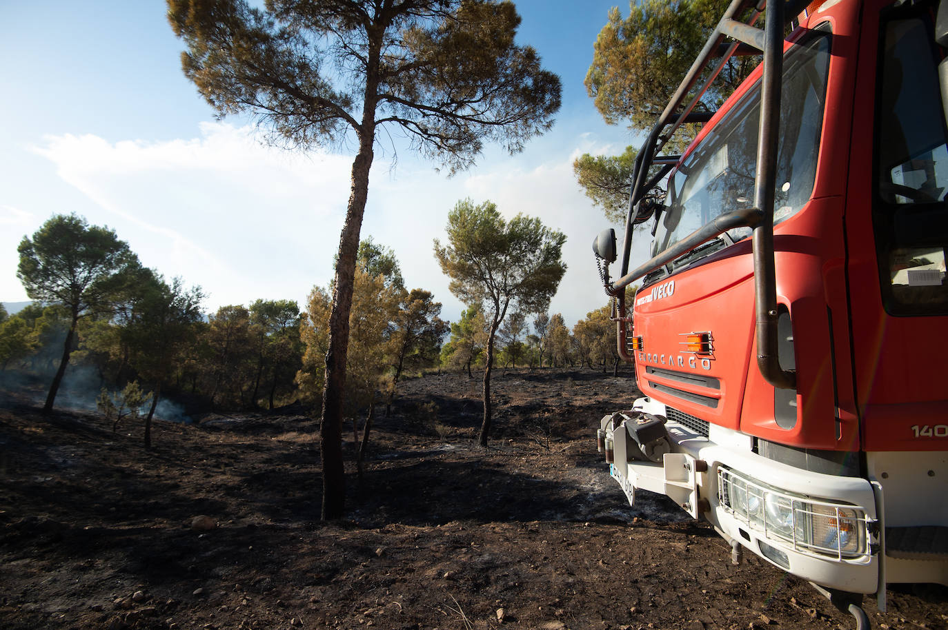 Fotos: El incendio de Jumilla ha calcinado ya 400 hectáreas