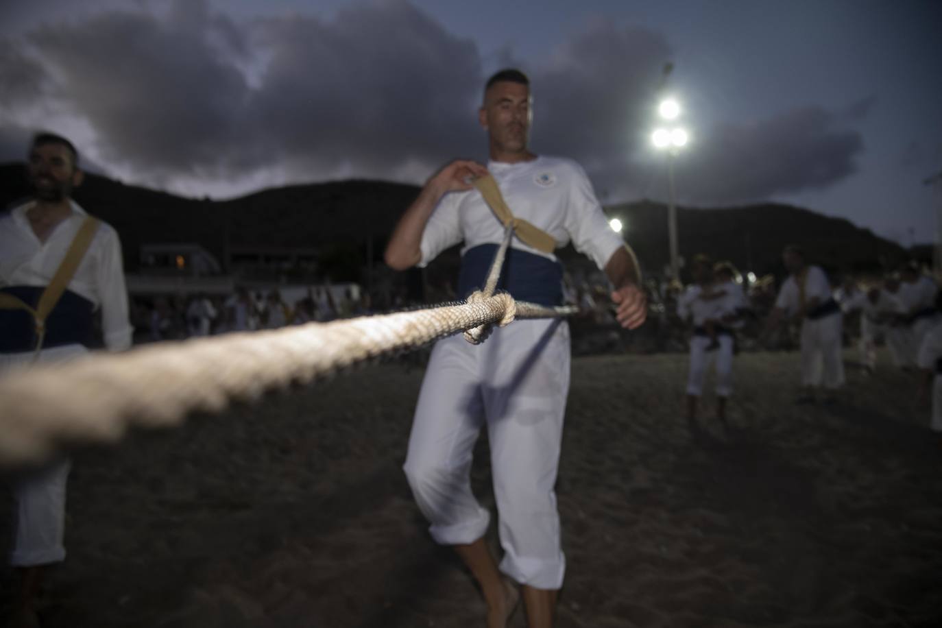 Fotos: El Portús retoma la escenificación de su vínculo con la actividad de la pesca