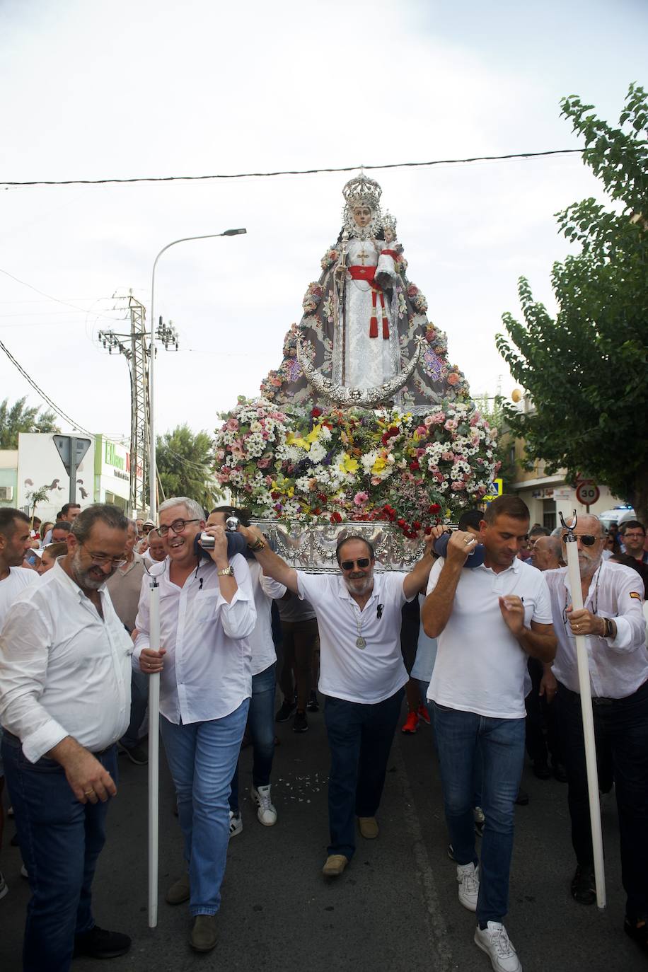 Fotos: La Virgen de la Fuensanta baja a Murcia dos años y medio después