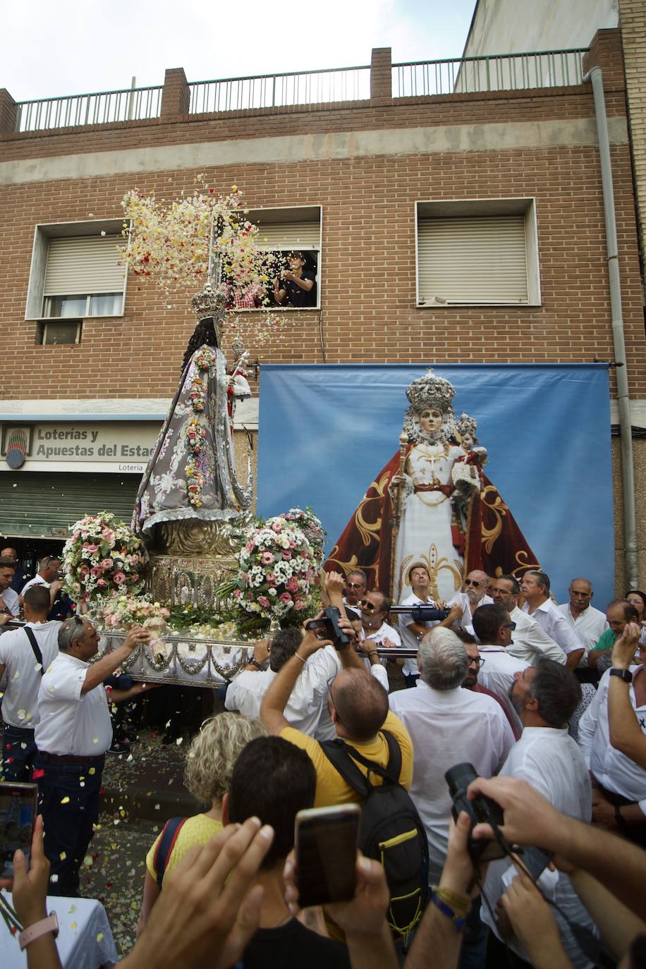 Fotos: La Virgen de la Fuensanta baja a Murcia dos años y medio después