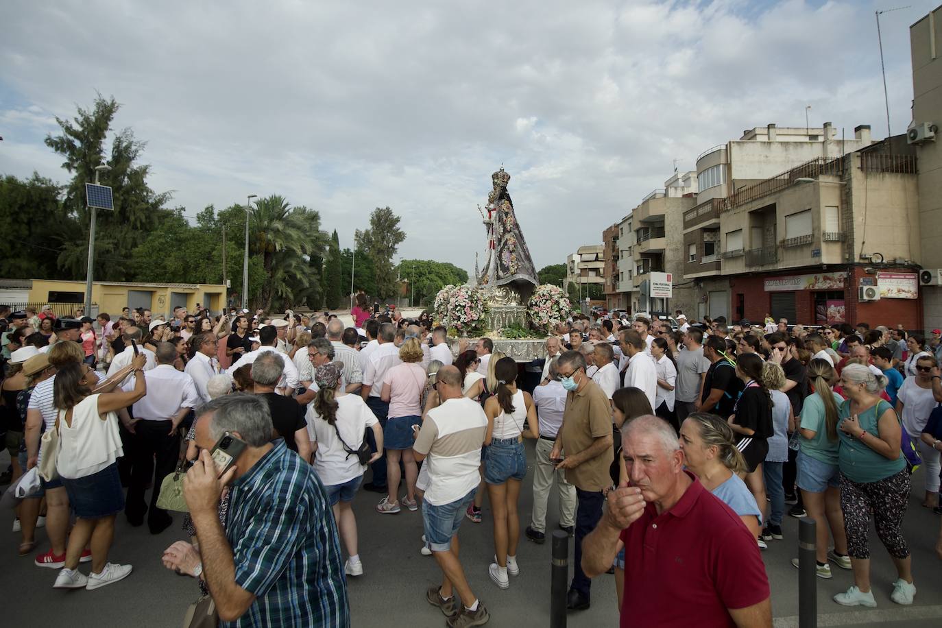 Fotos: La Virgen de la Fuensanta baja a Murcia dos años y medio después