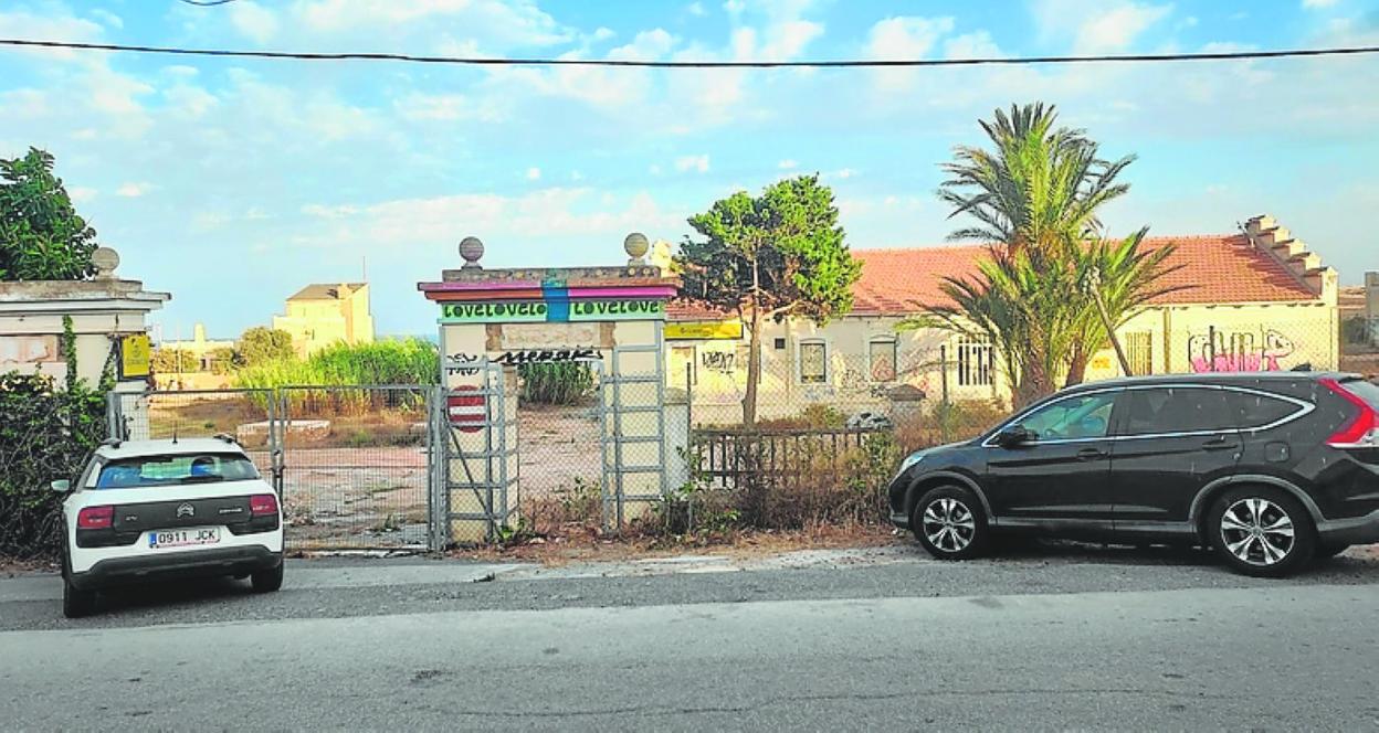 Vista de la antigua Estación de Telegrafía de Cabo de Palos. 