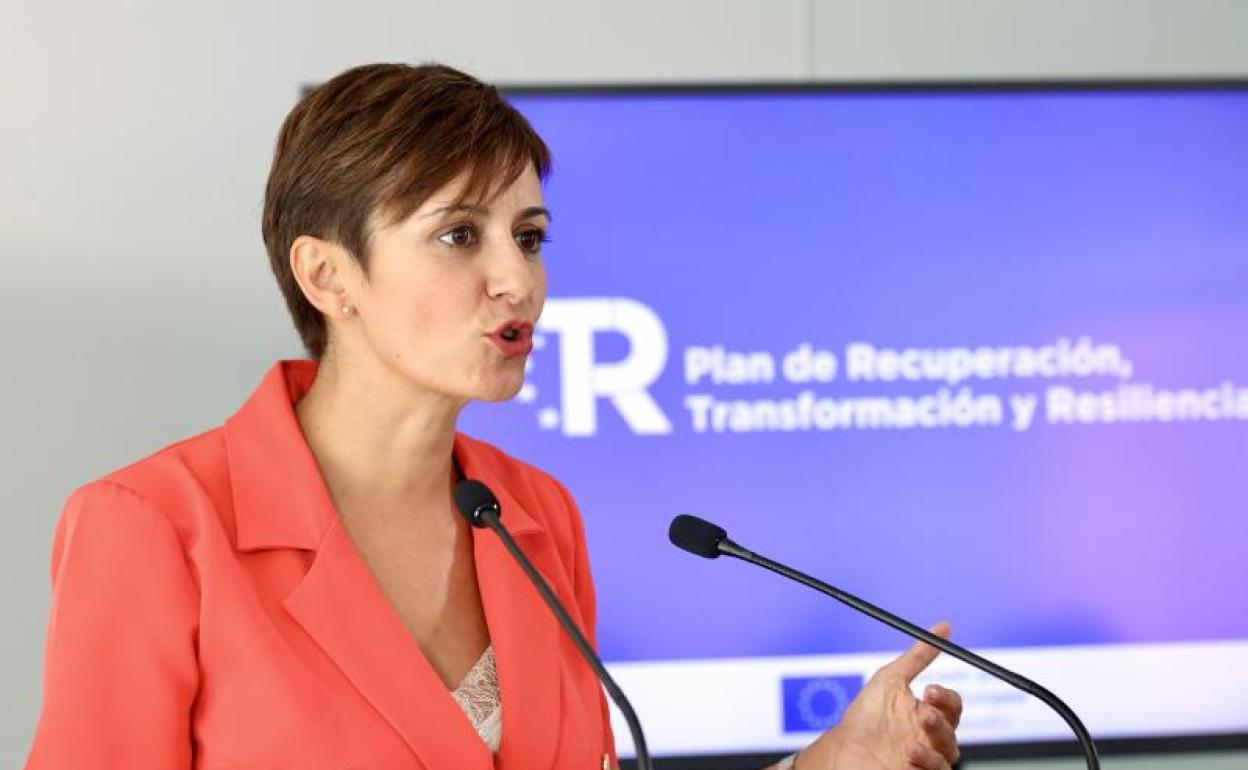 Isabel Rodríguez, ministra portavoz del Gobierno. 