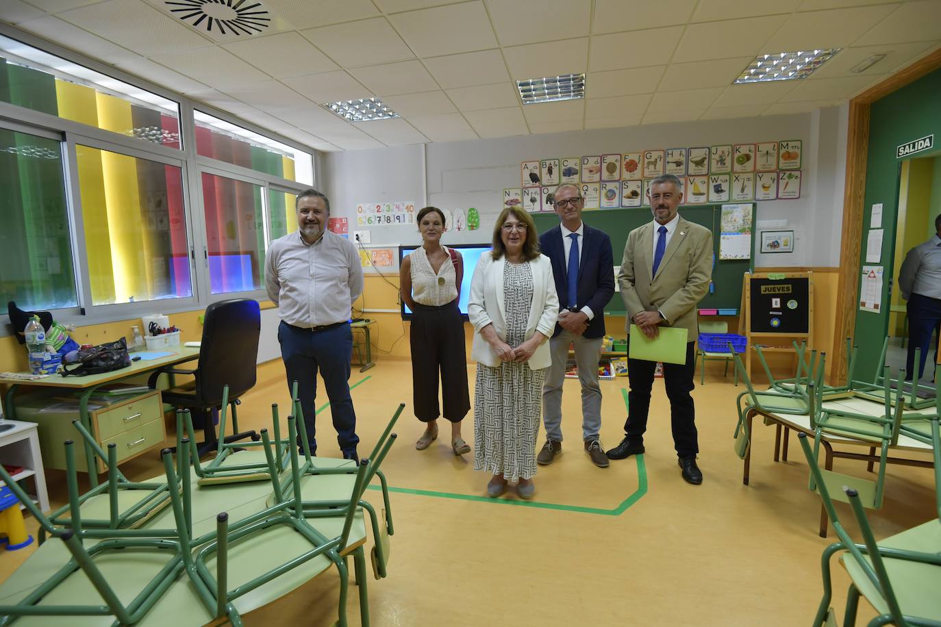 Fotos: La rueda de prensa de Educación por el inició del nuevo curso, en imágenes