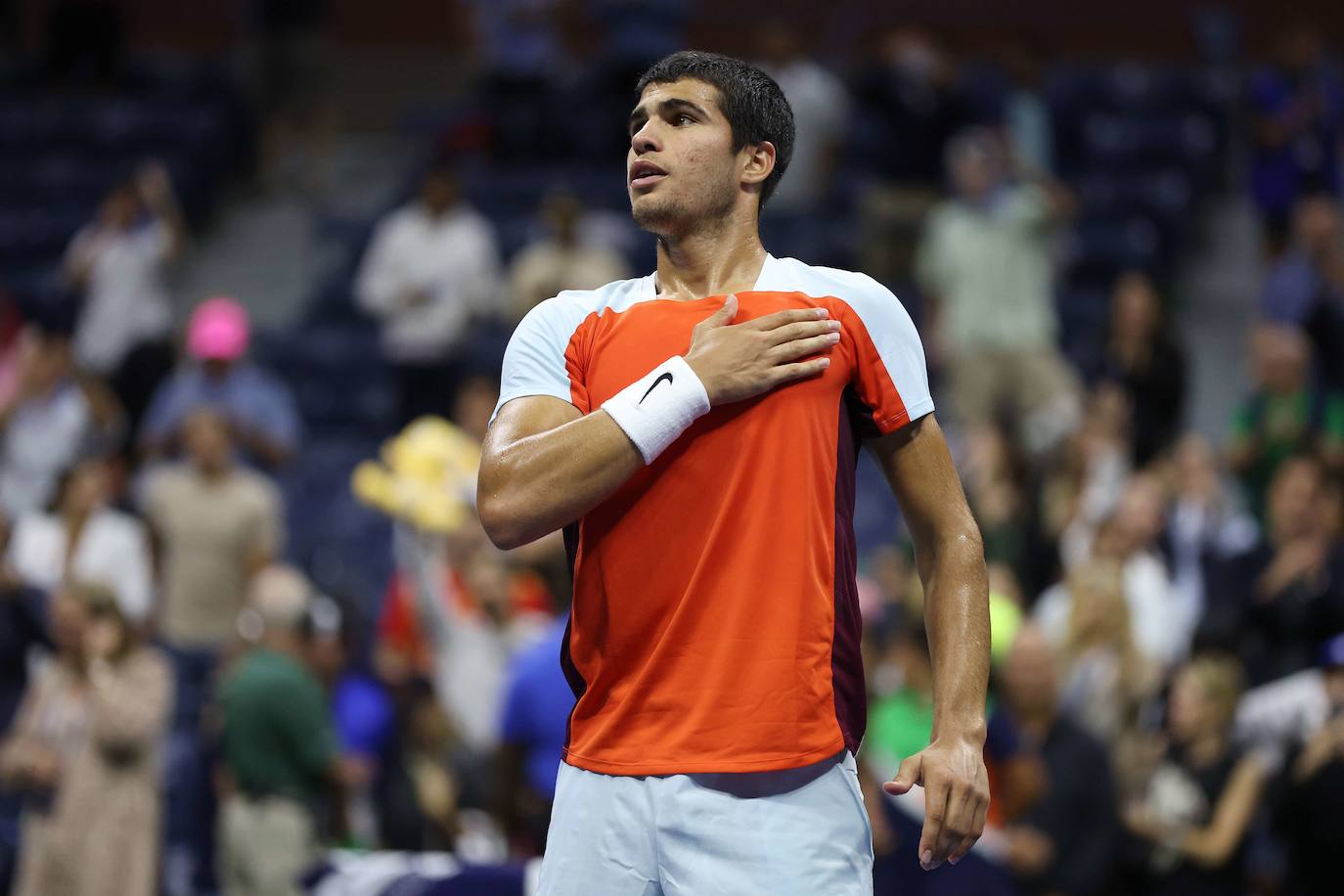 Fotos: Así celebró la victoria Carlos Alcaraz frente a Sinner en el US Open