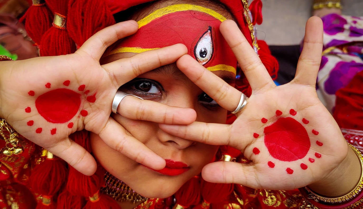 Fotos: Kumari Puja en Katmandú