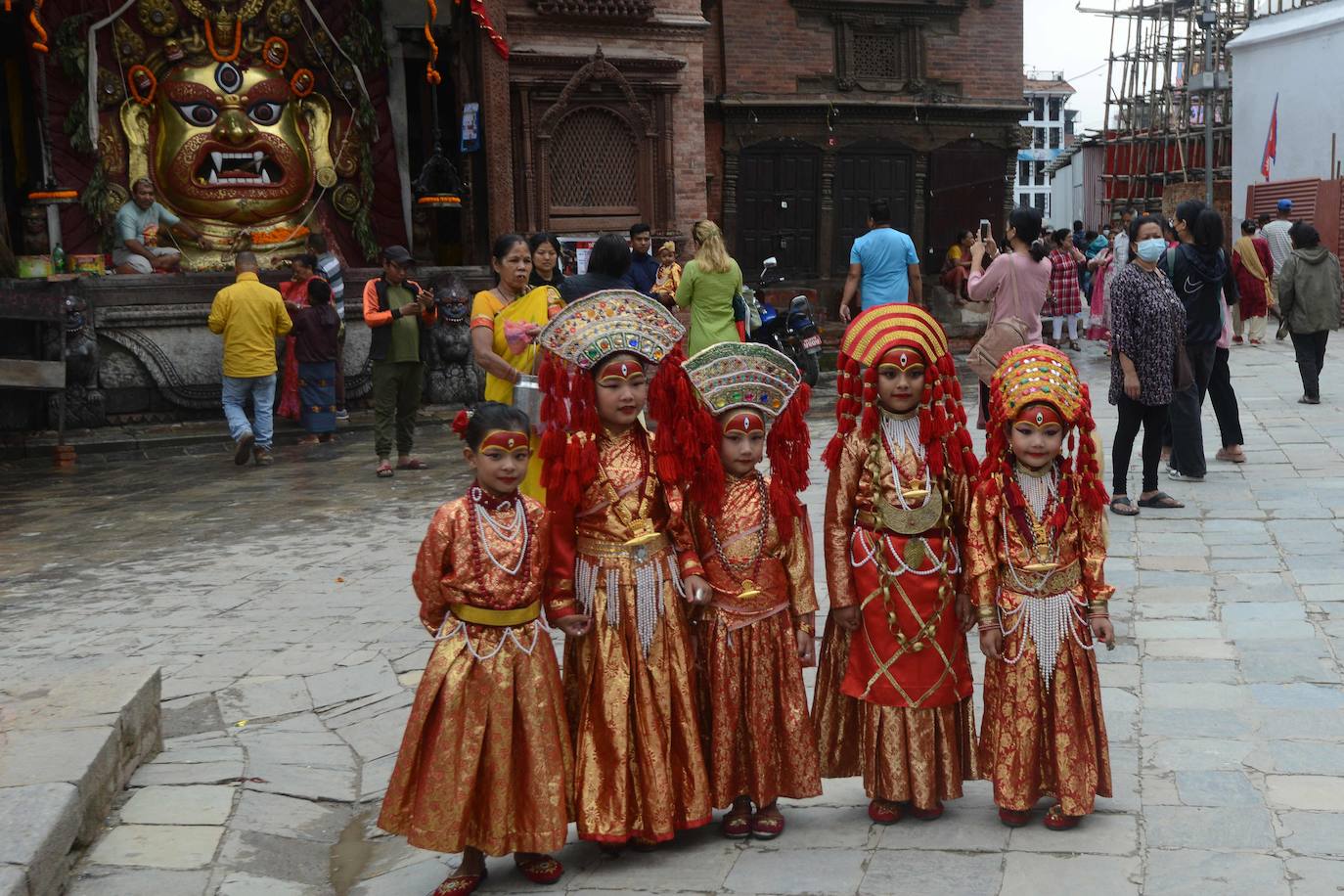 Fotos: Kumari Puja en Katmandú