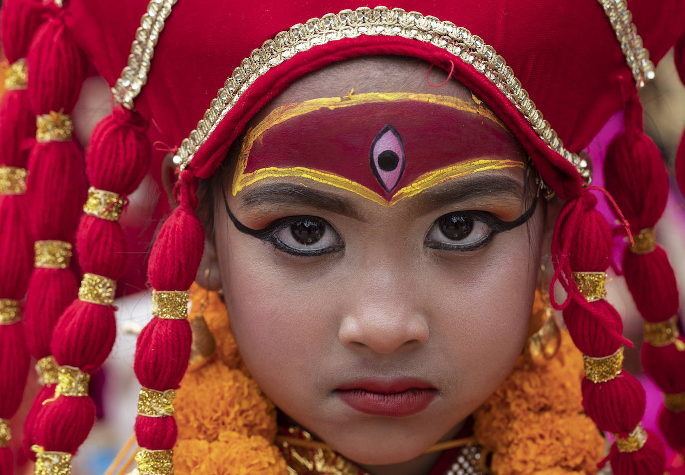 Fotos: Kumari Puja en Katmandú