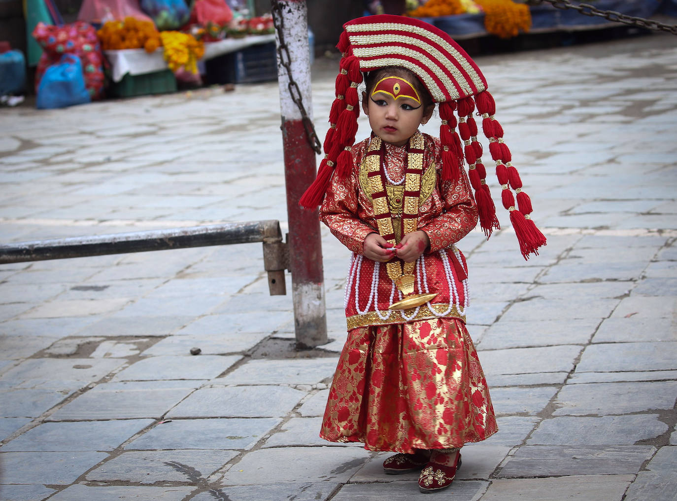 Fotos: Kumari Puja en Katmandú
