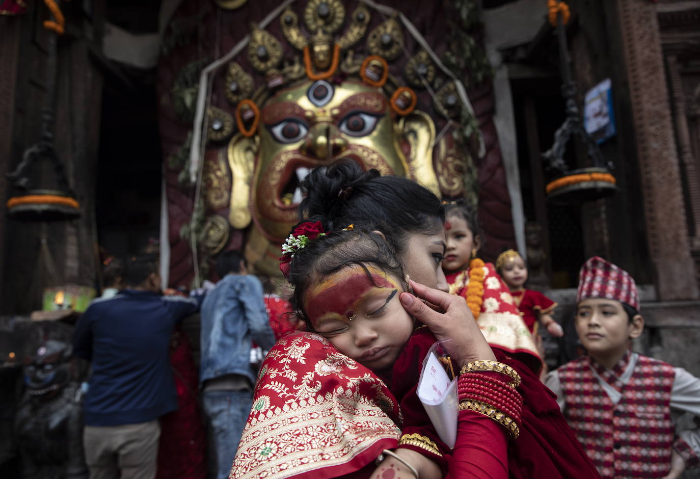 Fotos: Kumari Puja en Katmandú