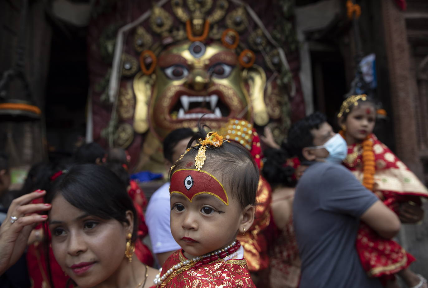 Fotos: Kumari Puja en Katmandú