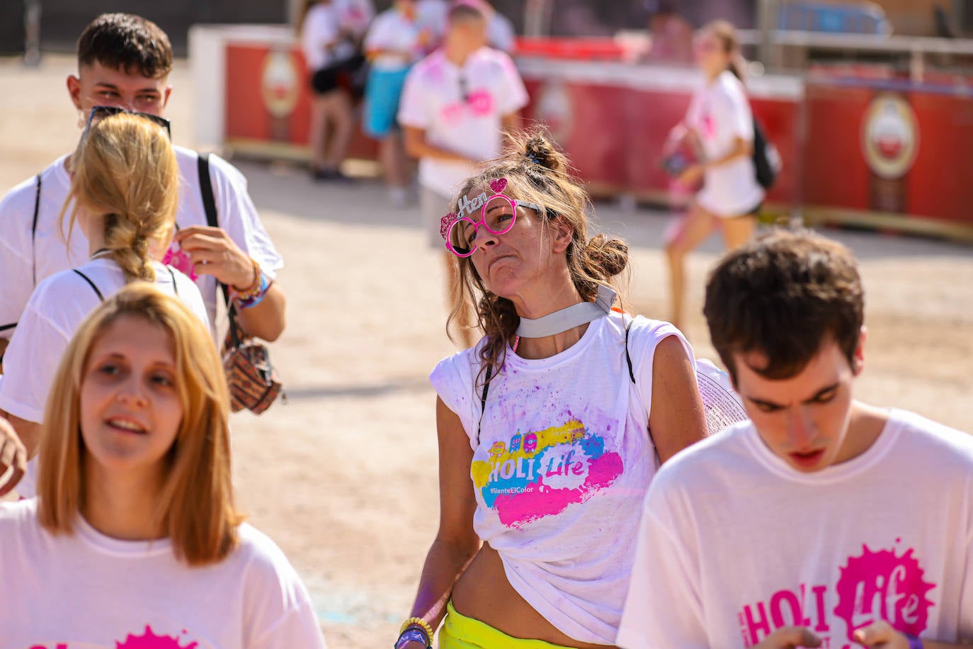 Un momento de la Holi Life Water celebrada este domingo en Cabezo de Torres. 