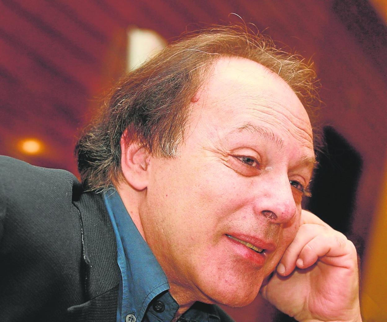 Javier Marías, en su estancia en Murcia en 2008. 