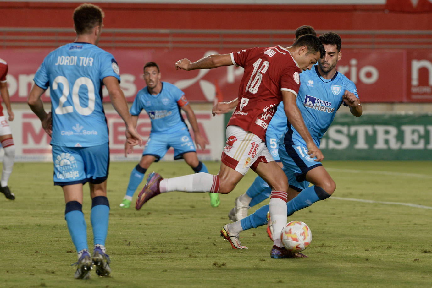 Fotos: El empate del Real Murcia frente al Numancia, en imágenes