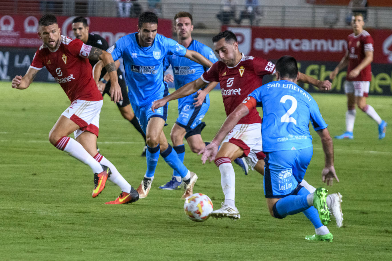 Fotos: El empate del Real Murcia frente al Numancia, en imágenes