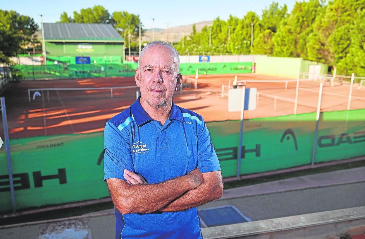 Antonio Martínez Cascales en Equelite, la academia donde Carlos Alcaraz se entrena bajo la batuta de Juan Carlos Ferrero. 