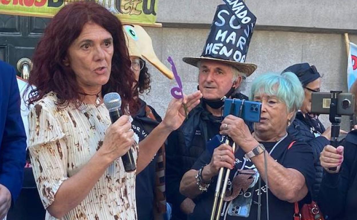 La profesora de la UMU Teresa Vicente, en Madrid.