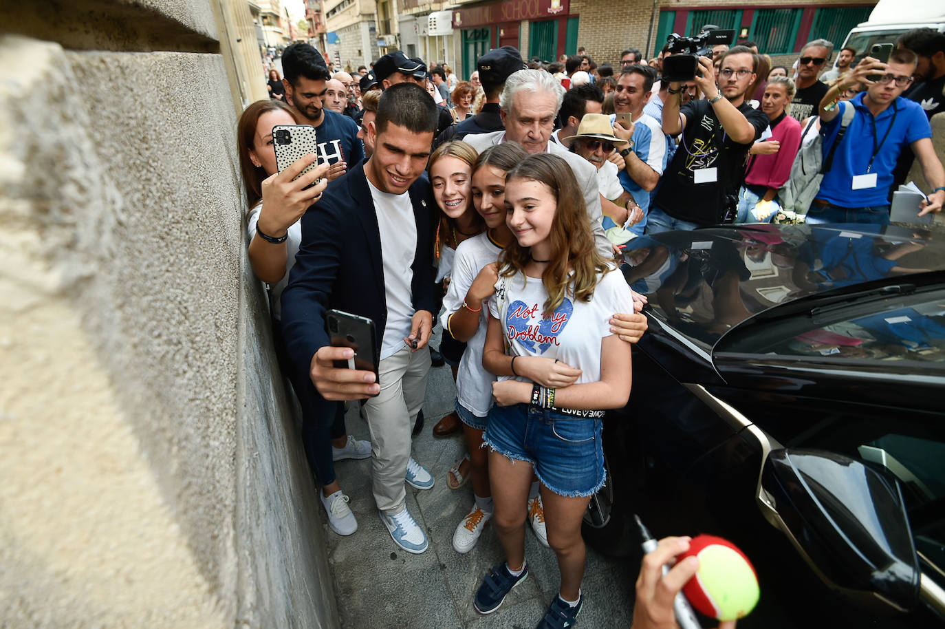 Fotos: Carlos Alcaraz en el Palacio de San Esteban