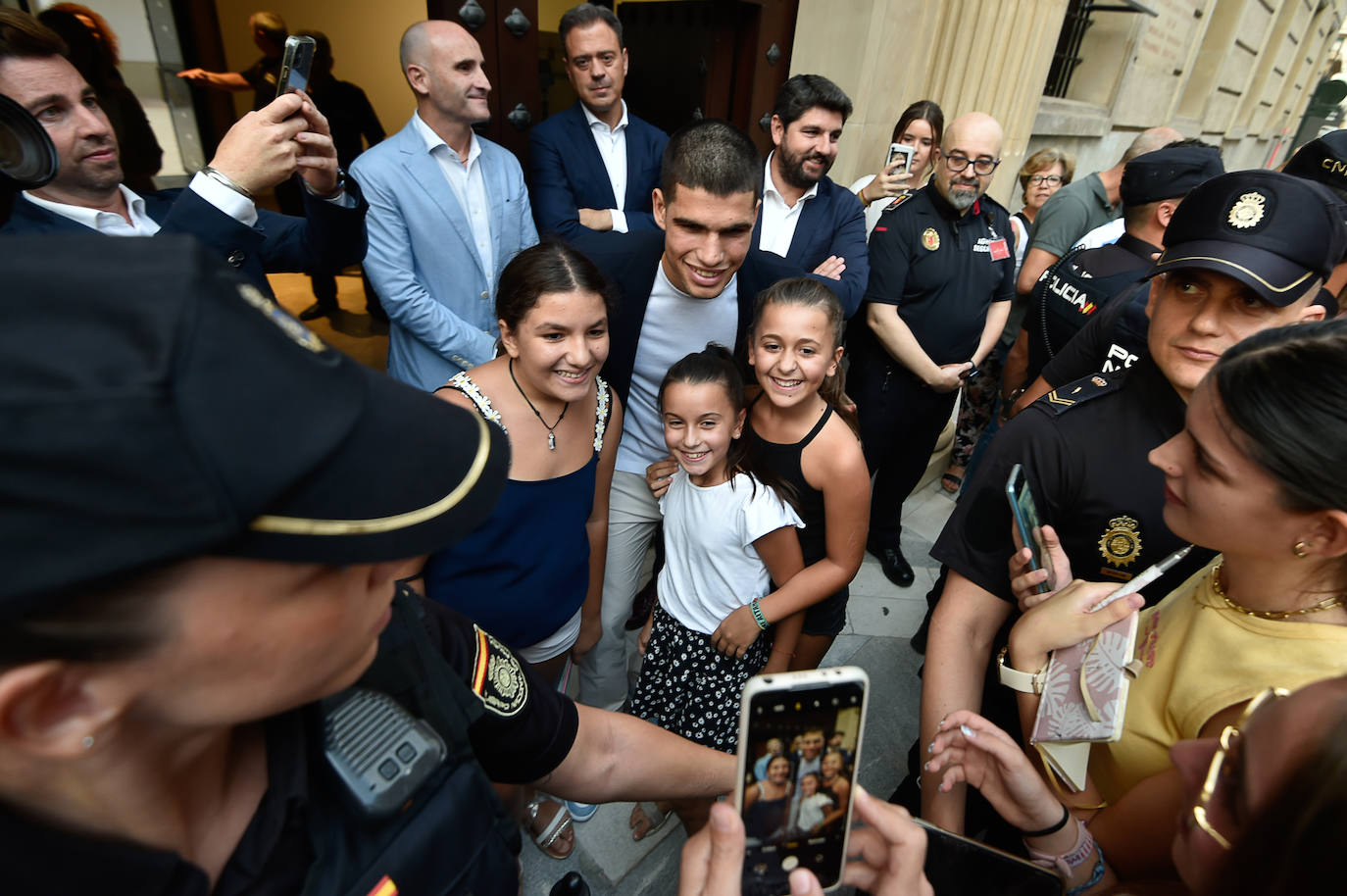 Fotos: Carlos Alcaraz en el Palacio de San Esteban