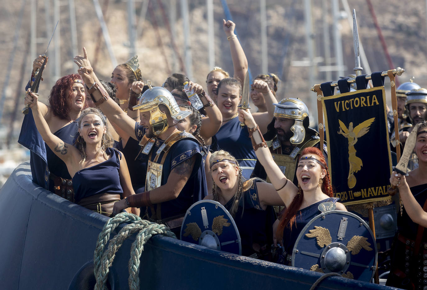 Fotos: Casi cinco mil personas disfrutan en Cartagena de la batalla por la toma de Qart Hadast