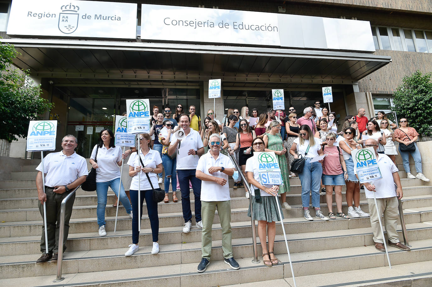 Fotos: Anpe protesta por los cambios en la sustitución de los docentes