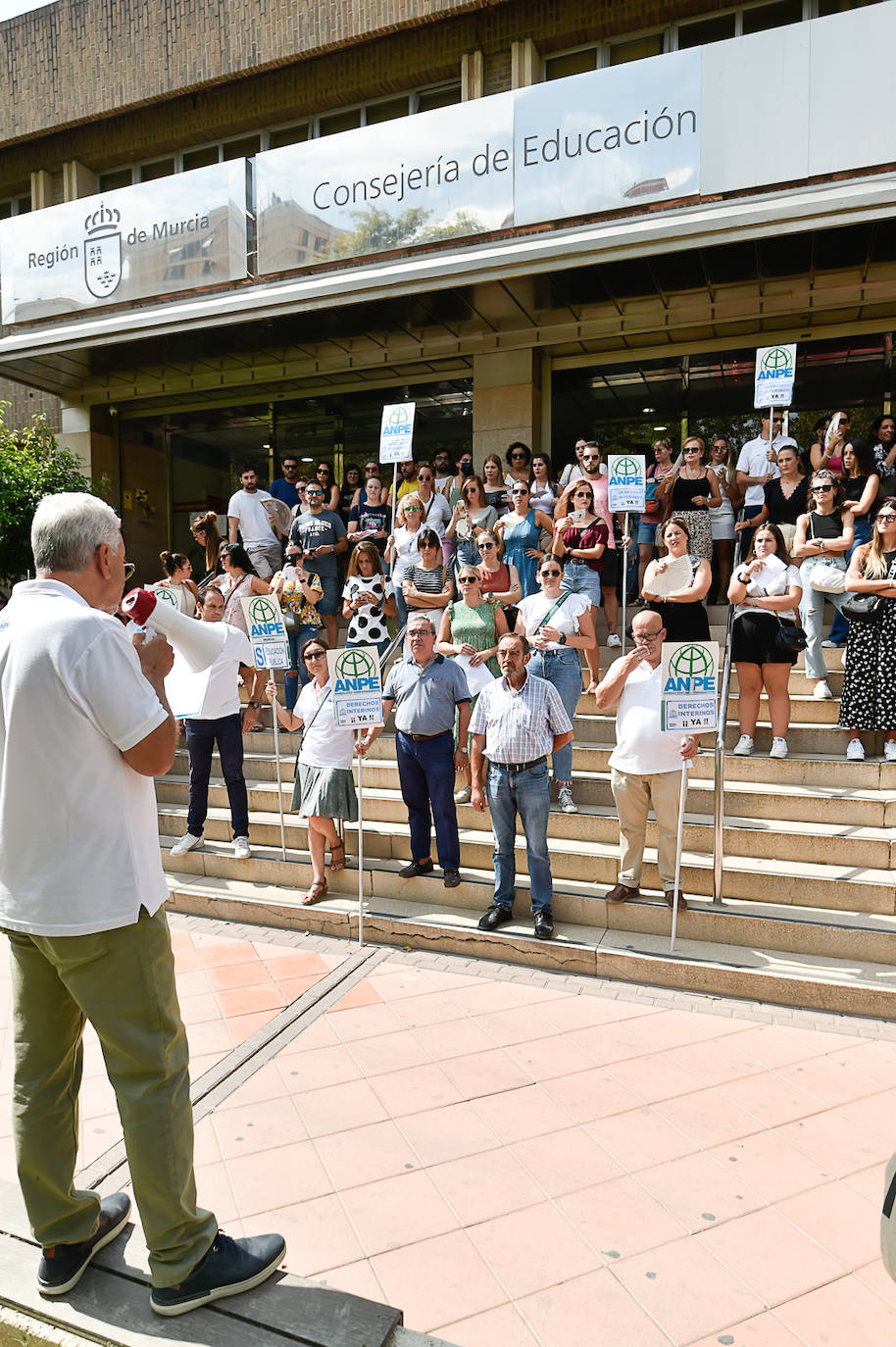 Fotos: Anpe protesta por los cambios en la sustitución de los docentes