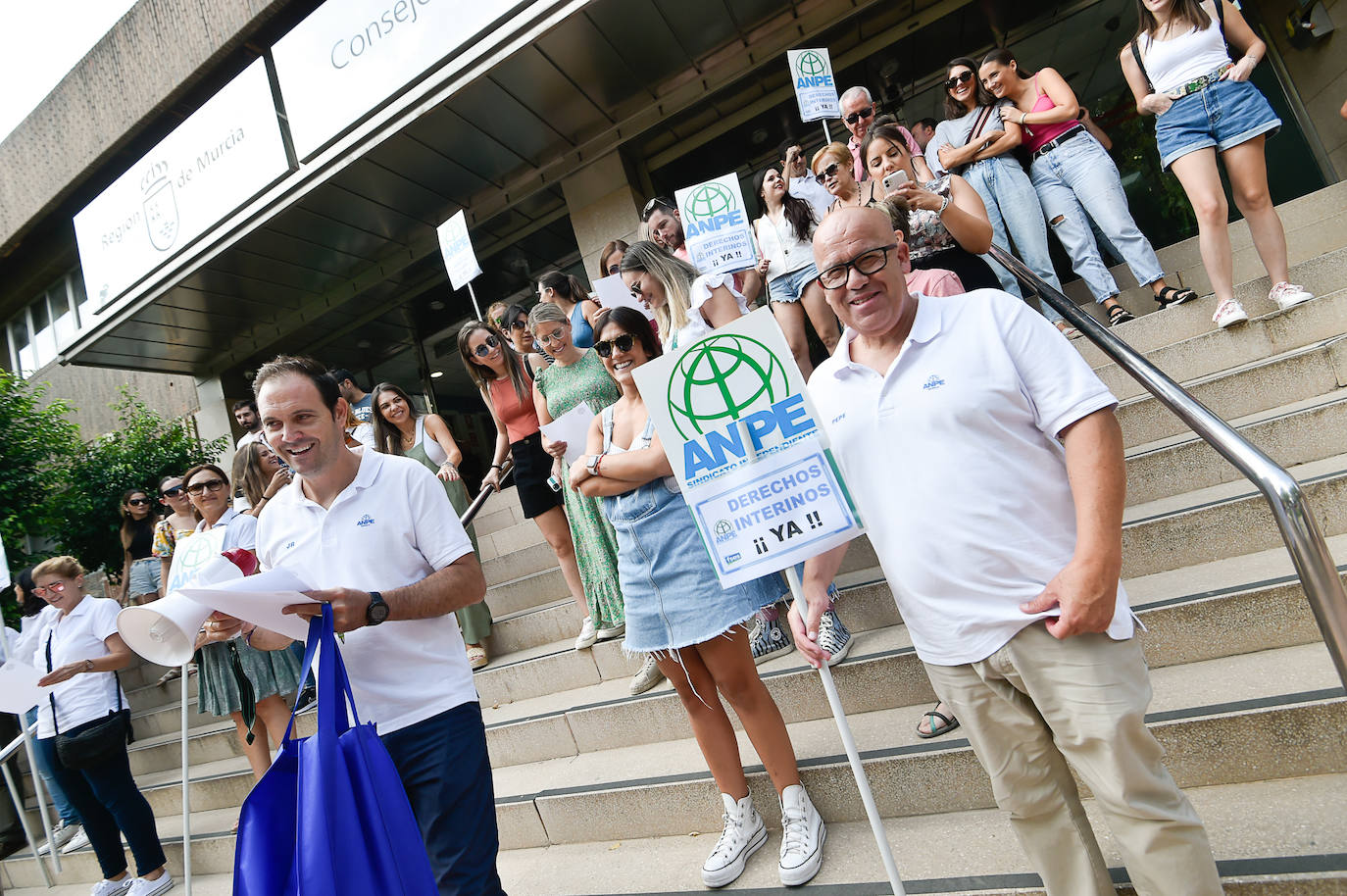 Fotos: Anpe protesta por los cambios en la sustitución de los docentes