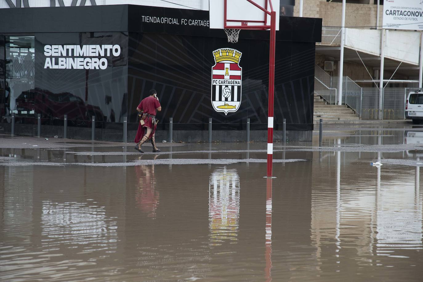 Las precipitaciones en Cartagena.