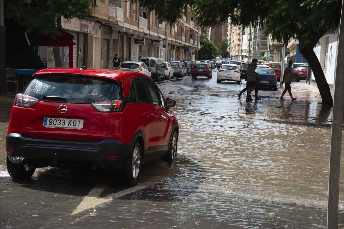 Las precipitaciones en Cartagena.