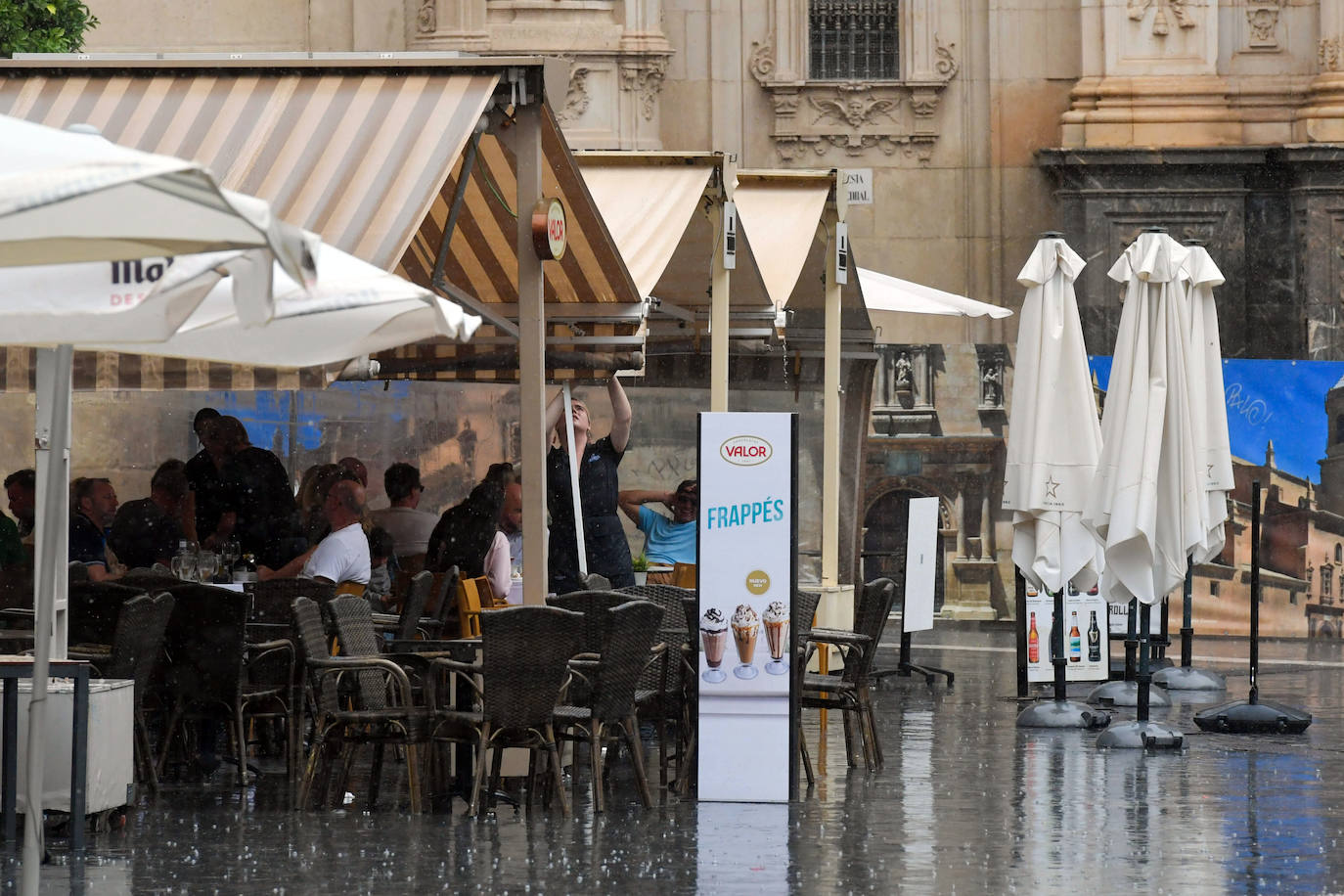 Las precipitaciones en Murcia.