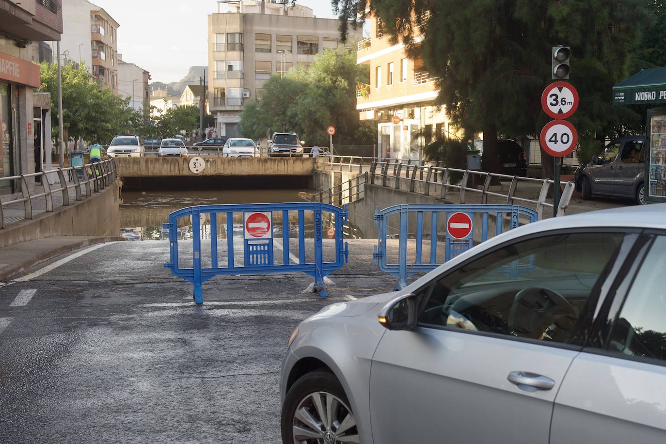 Fotos: Consecuencias de las fuertes lluvias en las zonas de Beniaján y Torreagüera