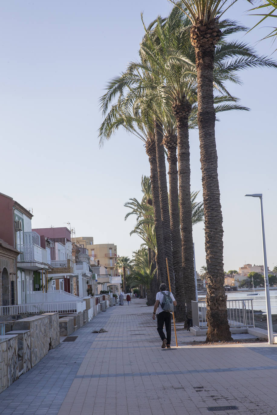 Fotos: Las intensas lluvias tiñen de marrón el Mar Menor