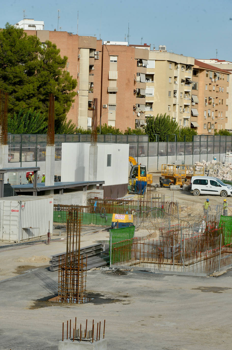 Fotos: Obras en la estación de tren del Barrio del Carmen de Murcia para la llegada del AVE