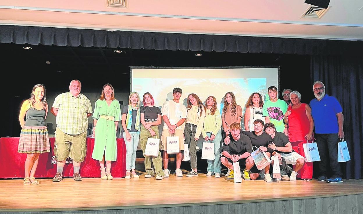 Estudiantes de Macedonia del Norte, Turquía, Serbia e Italia que han disfrutado de una estancia en Águilas.