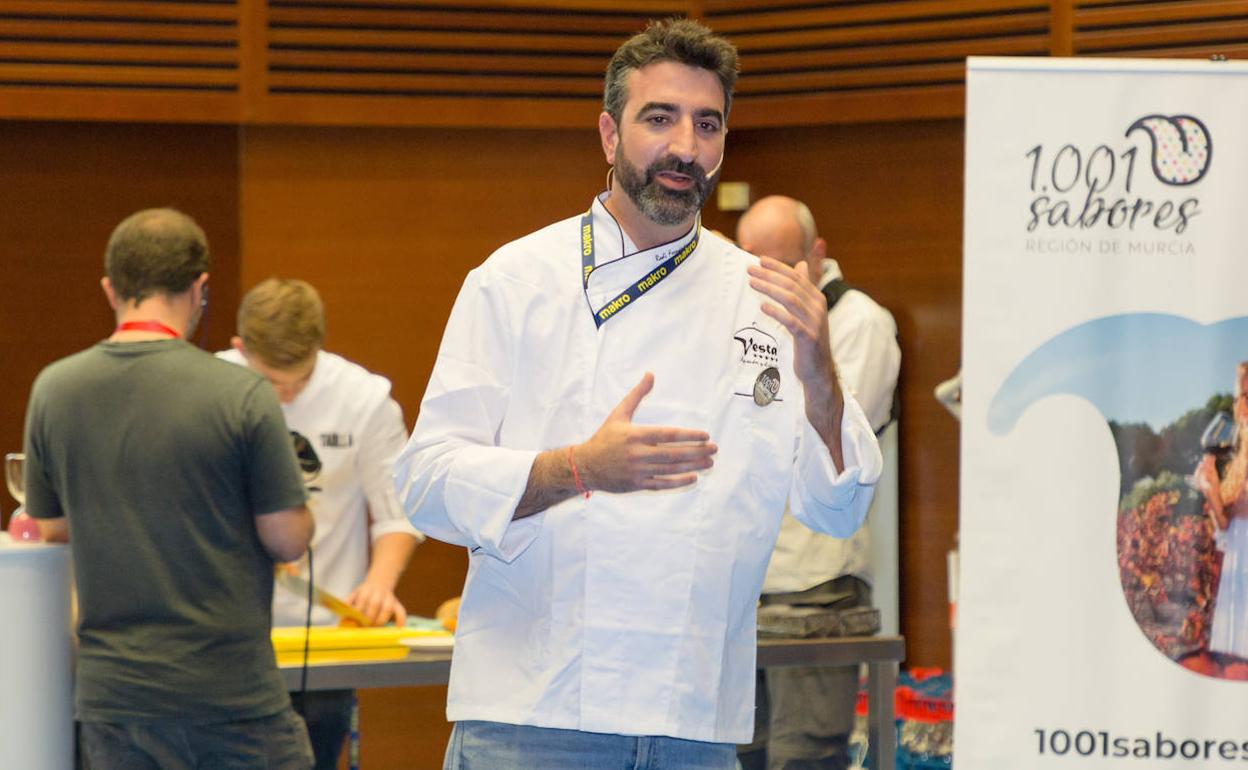 Rodi Fernández, chef del restaurante La Taúlla, en San Sebastián Gastronomika.