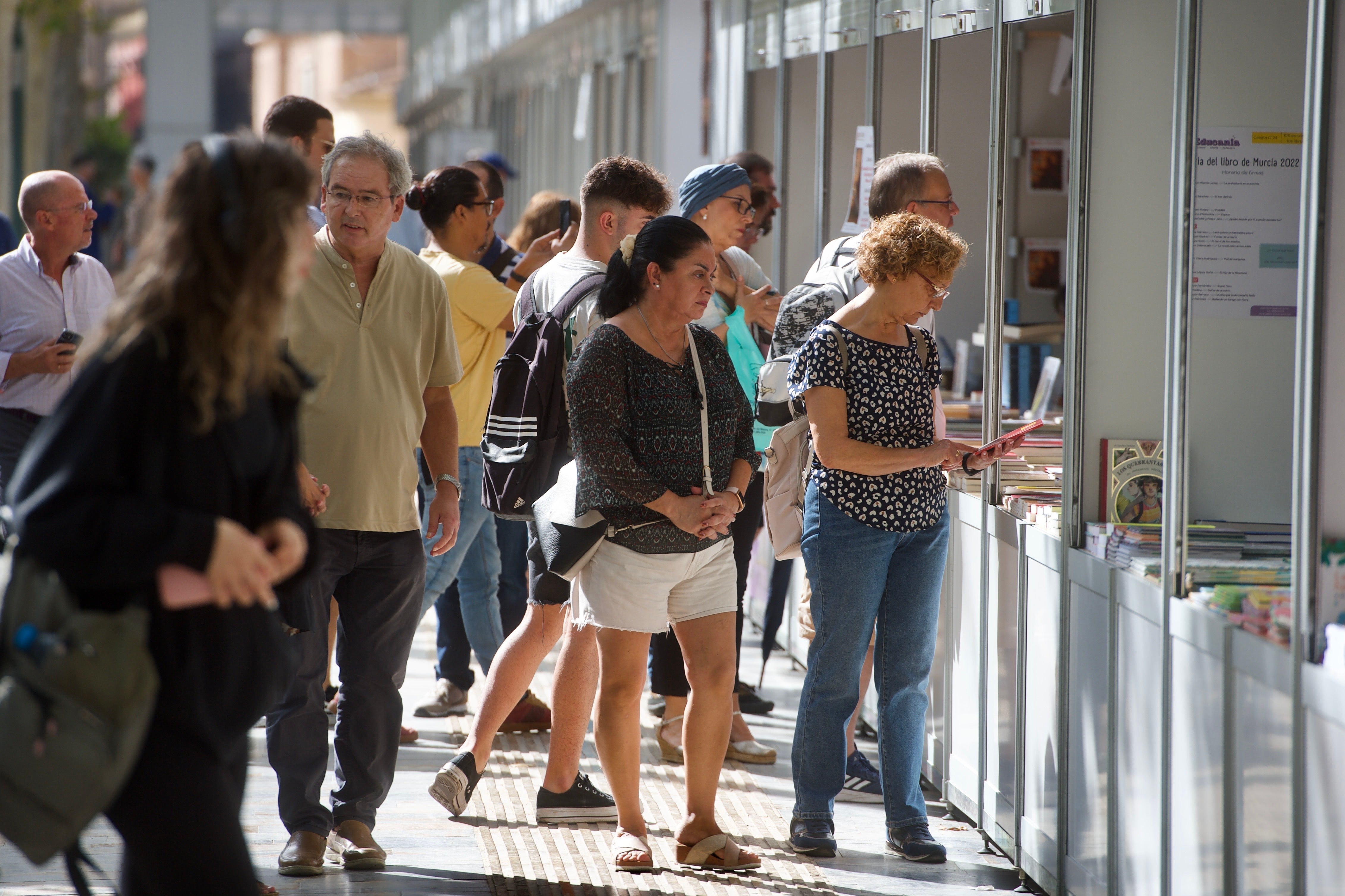 Fotos: Inaugurada la Feria del Libro de Murcia