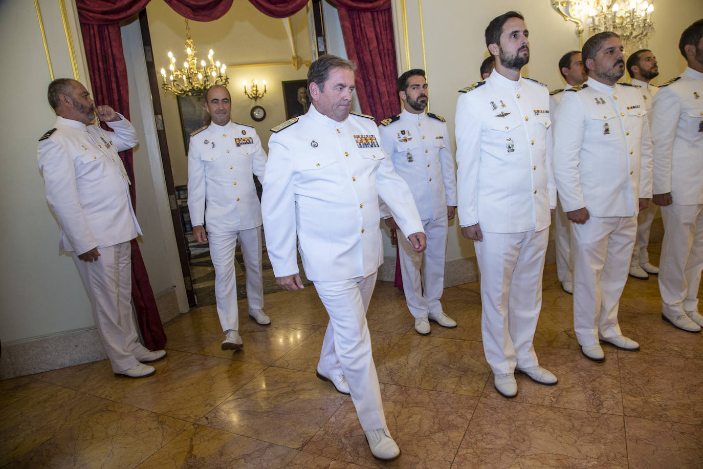 Fotos: El almirante Alfonso Delgado toma posesión en Capitanía de Cartagena