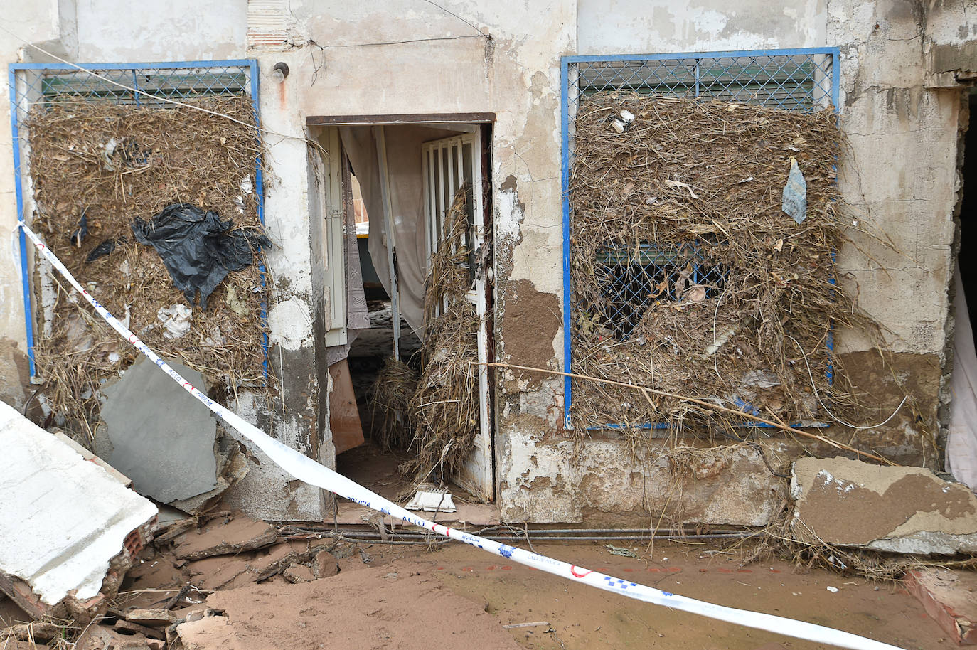 Fotos: Veinte familias de Javalí Viejo no han podido volver a sus casas tras la riada