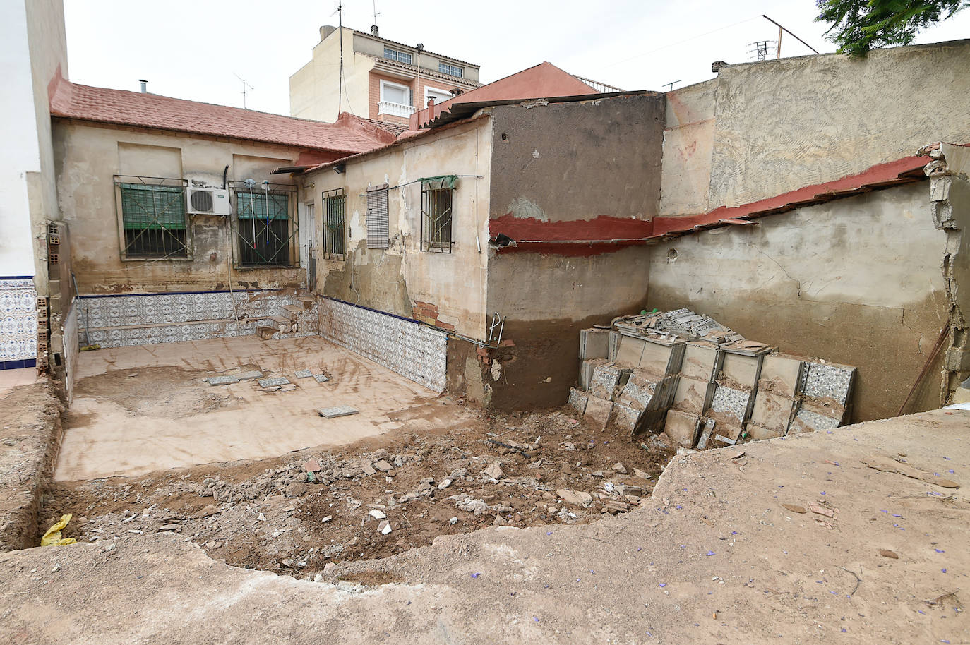 Fotos: Veinte familias de Javalí Viejo no han podido volver a sus casas tras la riada