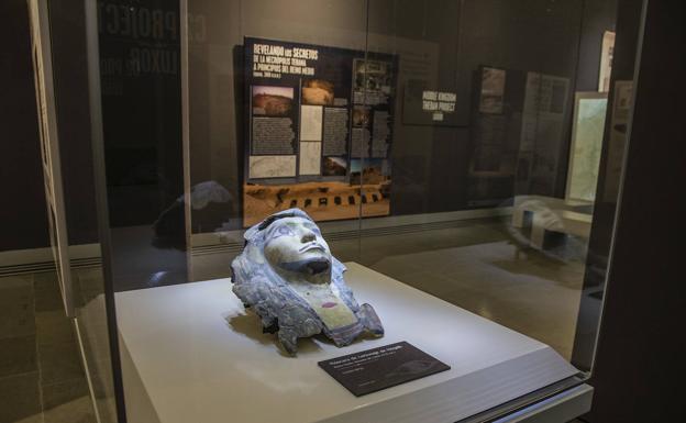 Una pieza de la exposición que puede verse en el Arqua. 
