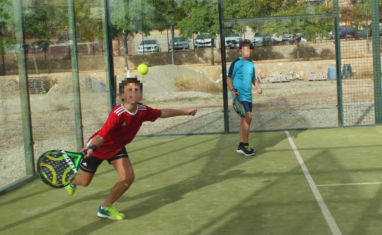 Torneo de pádel infantil de los Juegos Deportivos del Guadalentín.