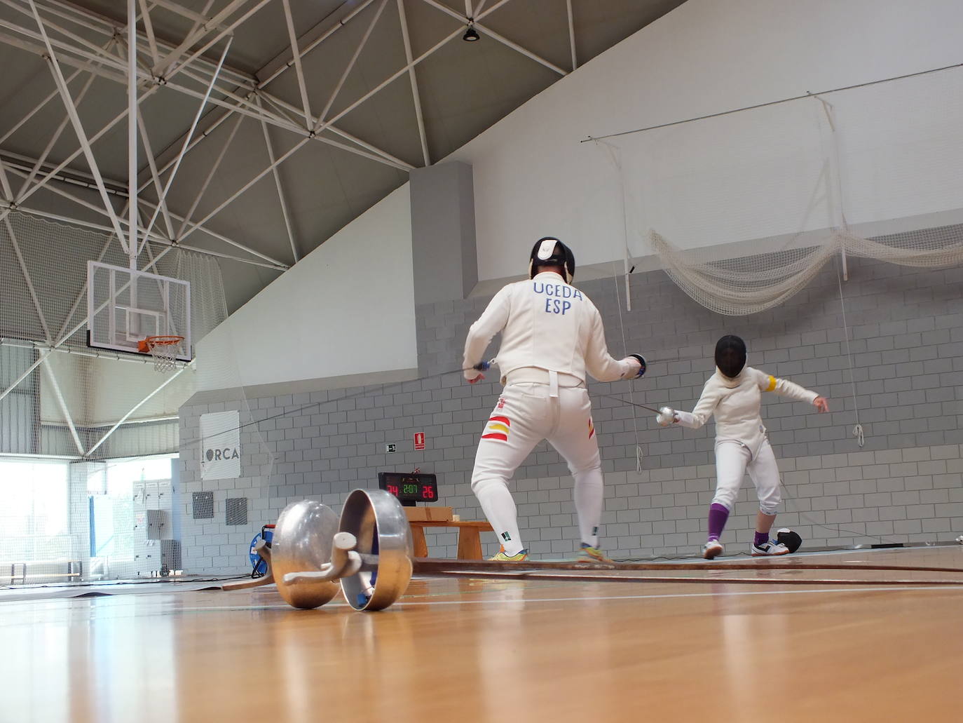 Campeonato de esgrima en los Juegos Deportivos del Guadalentín.