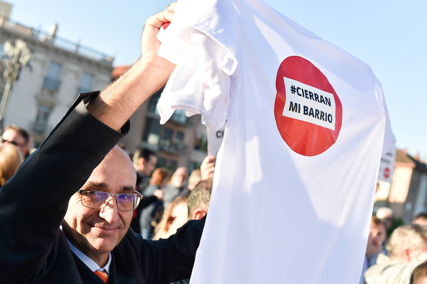 Fotos: Protesta de vecinos y comerciantes del barrio del Carmen de Murcia, en imágenes