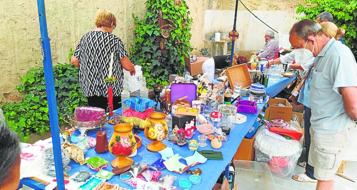 Imagen del mercadillo celebrado este fin de semana. 