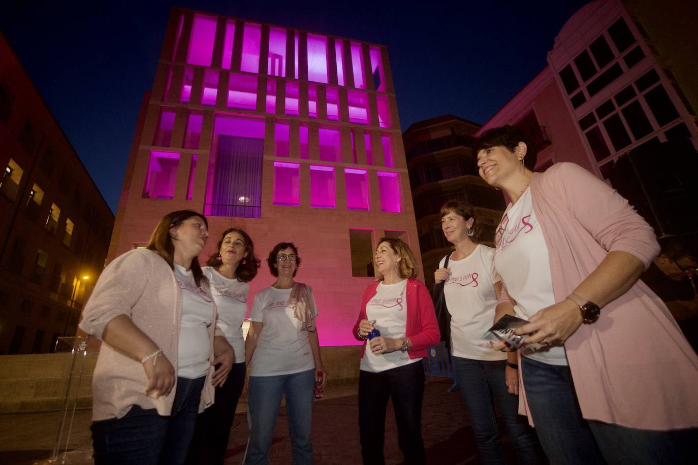 Fotos: Día contra el Cáncer de Mama en Murcia