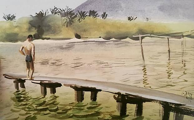 'Bañista' (1943), de Ramón Gaya. 