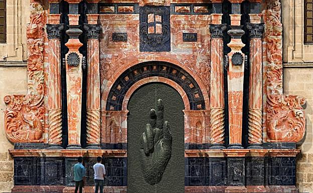 Recreación de 'La puerta del Alma' para la Basílica de la Vera Cruz de Caravaca. 